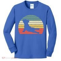French Bulldog Yoga Funny Frenchie Kids Long Sleeve Shirt thumb 0