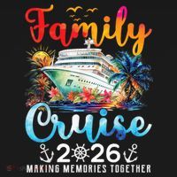 Family Cruise 2026 Making Memories Together Doggie Tank thumb 4