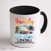 Family Cruise 2026 Making Memories Together Coffee Mug thumb 1