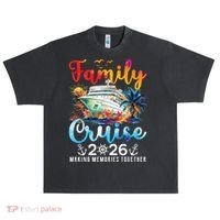 Family Cruise 2026 Making Memories Together Urban Oversized Heavyweight T-Shirt thumb 0