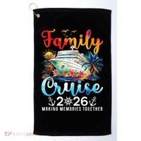 Family Cruise 2026 Making Memories Together Golf Towel thumb 0