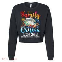 Family Cruise 2026 Making Memories Together Cropped Pullover Crew thumb 0