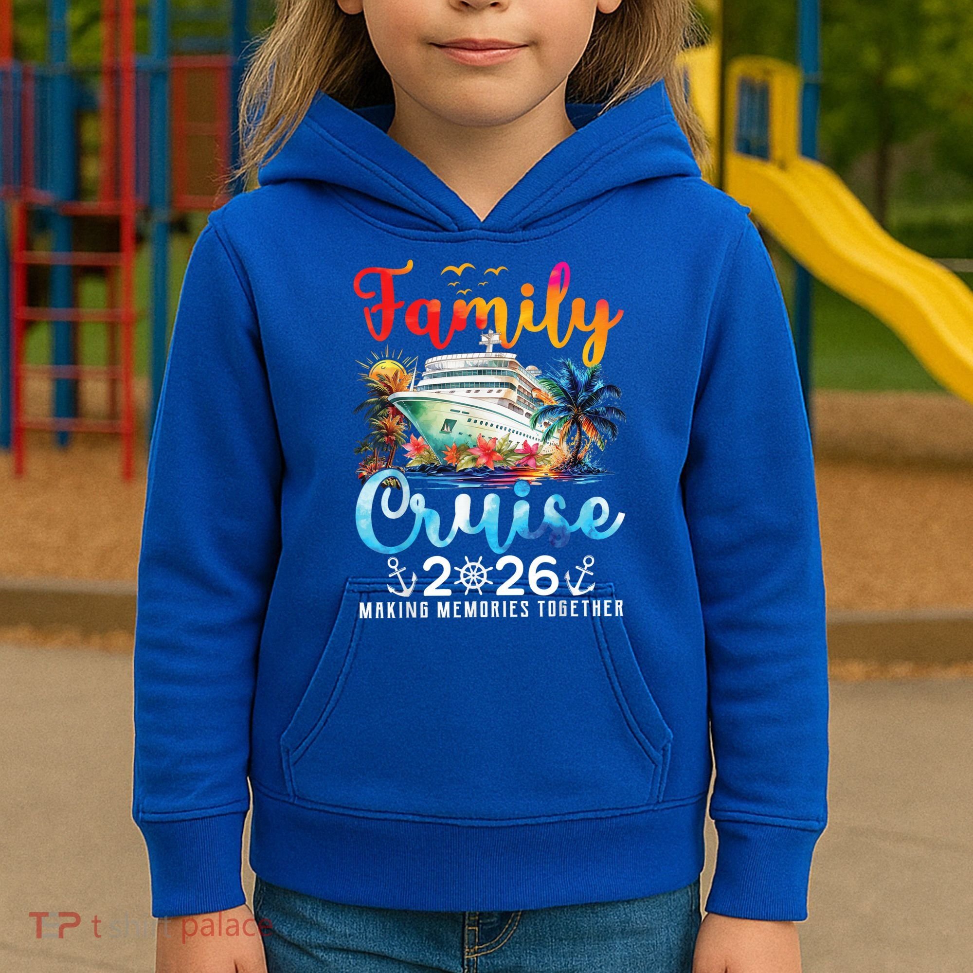 Family Cruise 2026 Making Memories Together Kids Hoodie