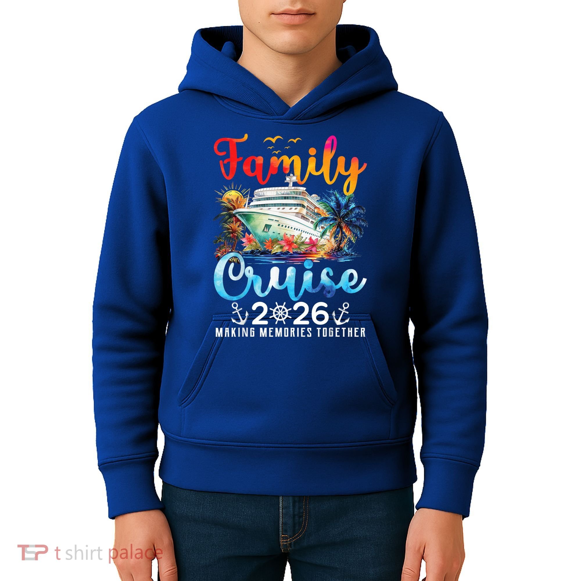 Family Cruise 2026 Making Memories Together Kids Hoodie