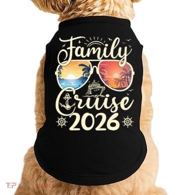 Family Cruise 2026 Vacation Doggie Tank