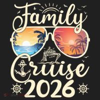 Family Cruise 2026 Vacation Hat thumb 2