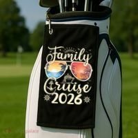Family Cruise 2026 Vacation Golf Towel thumb 2
