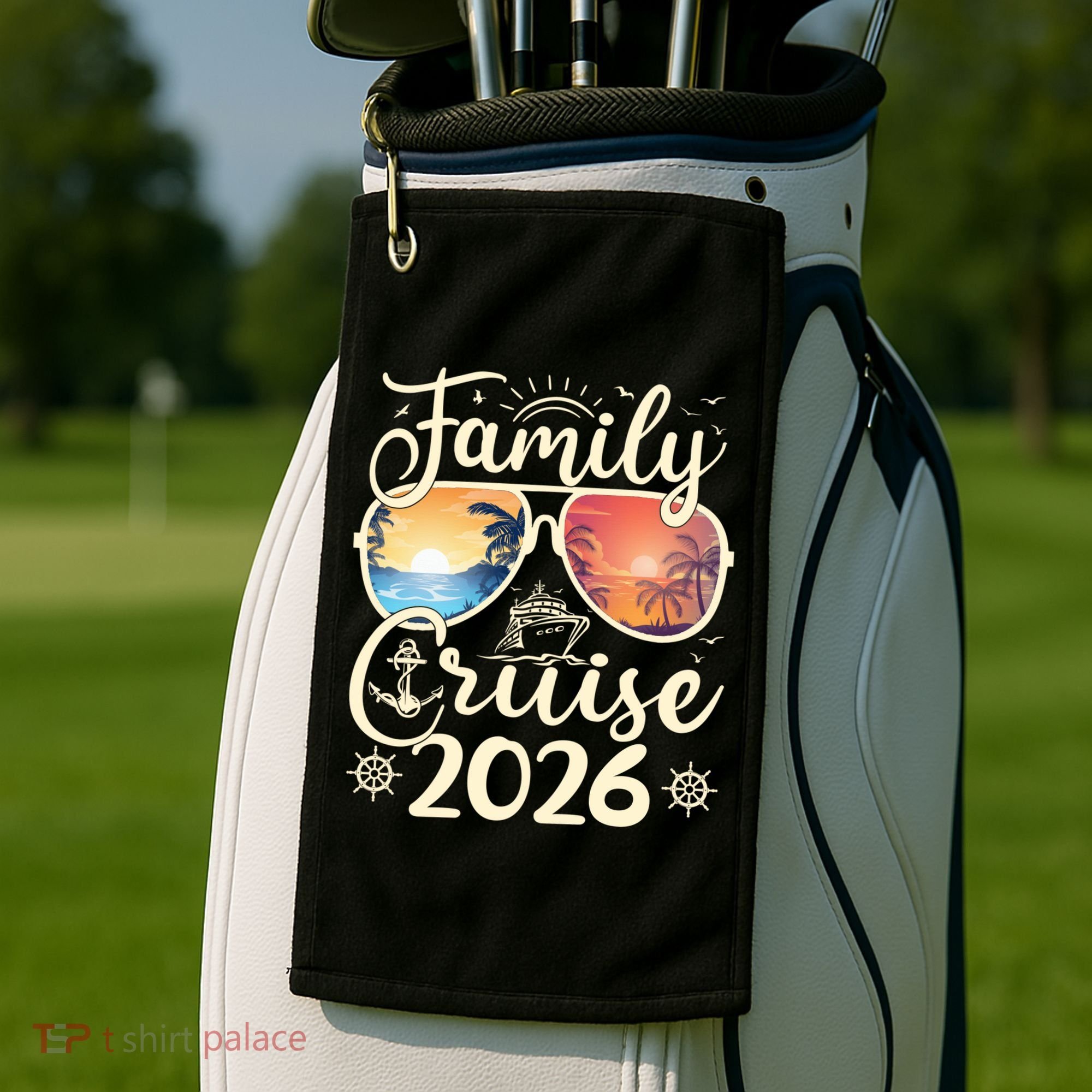 Family Cruise 2026 Vacation Golf Towel