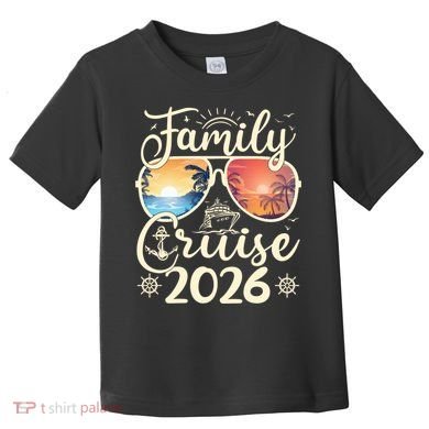 Family Cruise 2026 Vacation Toddler T-Shirt
