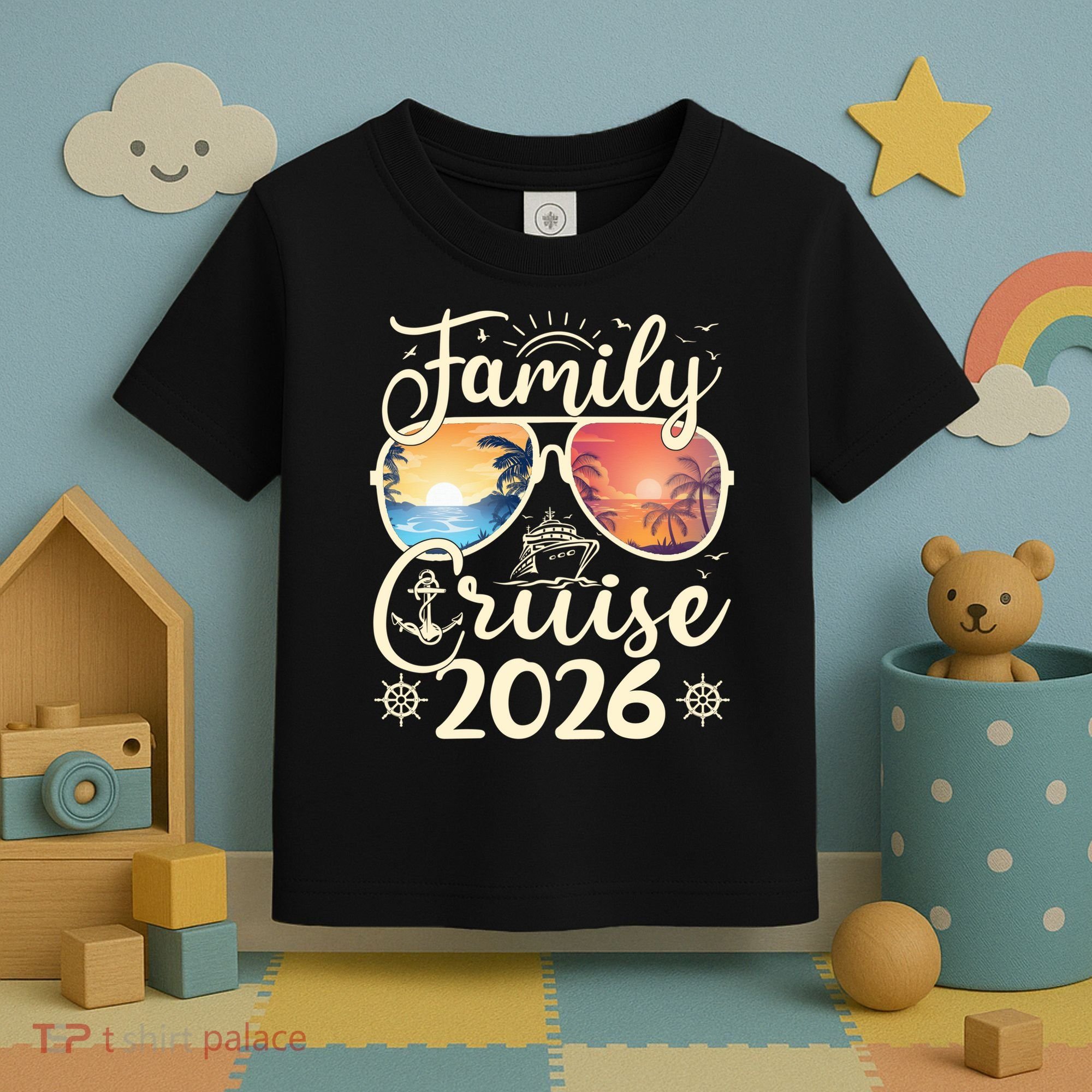 Family Cruise 2026 Vacation Toddler T-Shirt