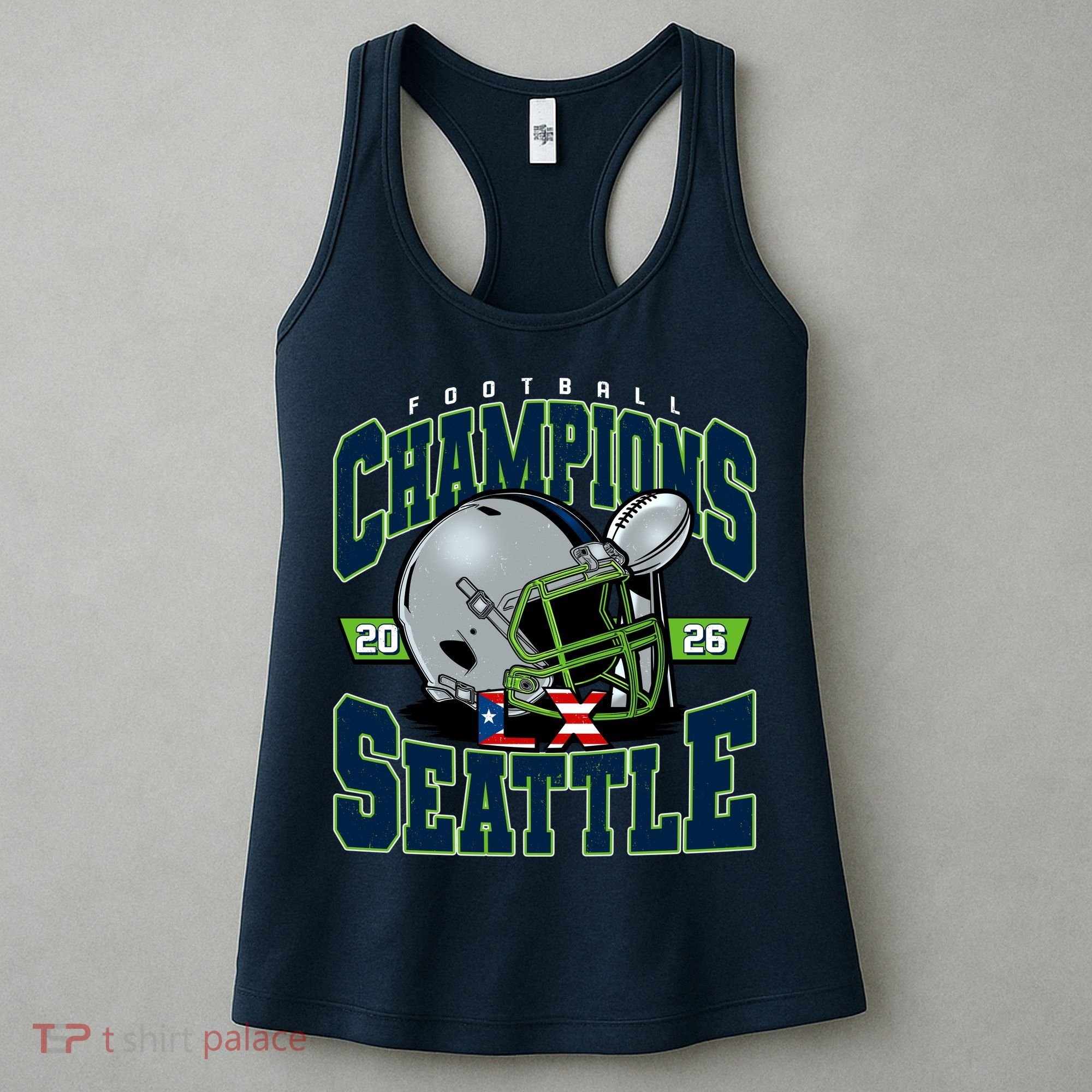 Football Champions 2026 Seattle Football Women's Tank Top