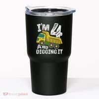 Four Construction 4th Birthday Gifts Fourth Boy 4 Years Old Tumbler thumb 0