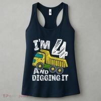 Four Construction 4th Birthday Gifts Fourth Boy 4 Years Old Women's Tank Top thumb 3