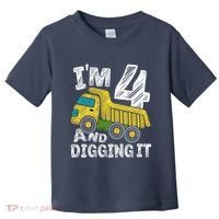 Four Construction 4th Birthday Gifts Fourth Boy 4 Years Old Toddler T-Shirt thumb 0