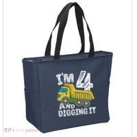 Four Construction 4th Birthday Gifts Fourth Boy 4 Years Old Tote Bag thumb 2