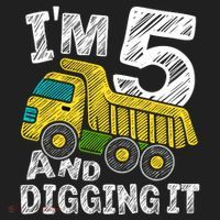 Five Construction 5th Birthday Gifts Fourth Boy 5 Years Old Hat thumb 2