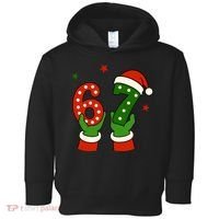 Funny Christmas 67 Six Seven Santa Toddler Hoodie thumb 0