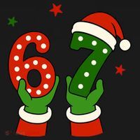 Funny Christmas 67 Six Seven Santa Toddler Hoodie thumb 2