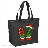 Funny Christmas 67 Six Seven Santa Tote Bag thumb 2