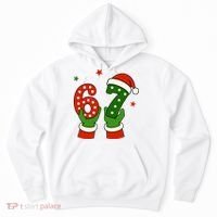 Funny Christmas 67 Six Seven Santa Hoodie thumb 0