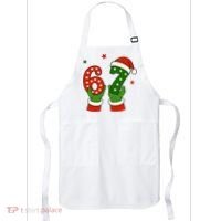 Funny Christmas 67 Six Seven Santa Apron thumb 0
