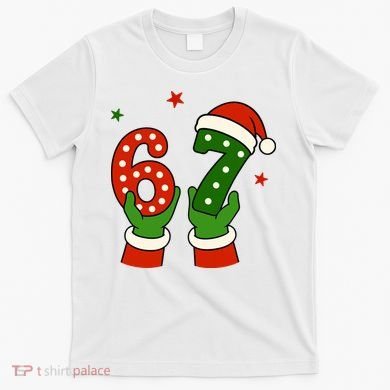 Funny Christmas 67 Six Seven Santa T-Shirt