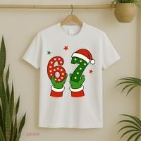 Funny Christmas 67 Six Seven Santa T-Shirt thumb 2