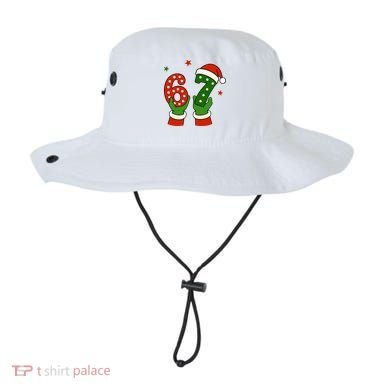 Funny Christmas 67 Six Seven Santa Bucket Hat