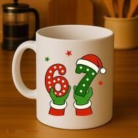 Funny Christmas 67 Six Seven Santa Coffee Mug thumb 4