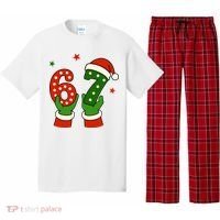 Funny Christmas 67 Six Seven Santa Pajama Set thumb 0