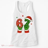 Funny Christmas 67 Six Seven Santa Women's Tank Top thumb 0