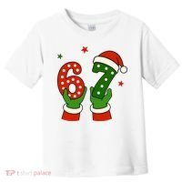 Funny Christmas 67 Six Seven Santa Toddler T-Shirt thumb 0