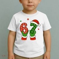Funny Christmas 67 Six Seven Santa Toddler T-Shirt thumb 2