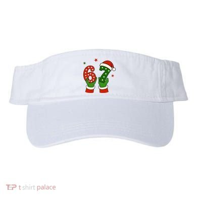 Funny Christmas 67 Six Seven Santa Visor