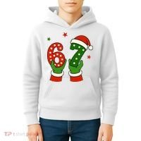 Funny Christmas 67 Six Seven Santa Kids Hoodie thumb 4