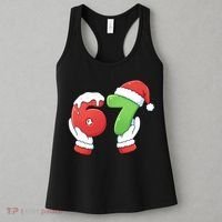 Funny Christmas 67 Meme 6-7 Santa Claus Hands Women's Tank Top thumb 3