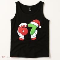 Funny Christmas 67 Meme 6-7 Santa Claus Hands Tank Top thumb 2