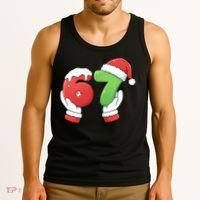 Funny Christmas 67 Meme 6-7 Santa Claus Hands Tank Top thumb 3