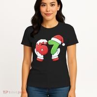 Funny Christmas 67 Meme 6-7 Santa Claus Hands Women's T-Shirt thumb 4