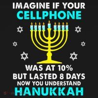 Funny cellphone 8 days understand jewish Hanukkah Chanukah Women's Tank Top thumb 5