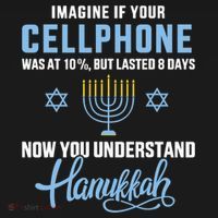 Funny cellphone 8 days understand jewish Hanukkah Chanukah  Visor thumb 3