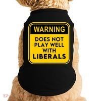 Funny Conservative Anti Liberal Doggie Tank thumb 0