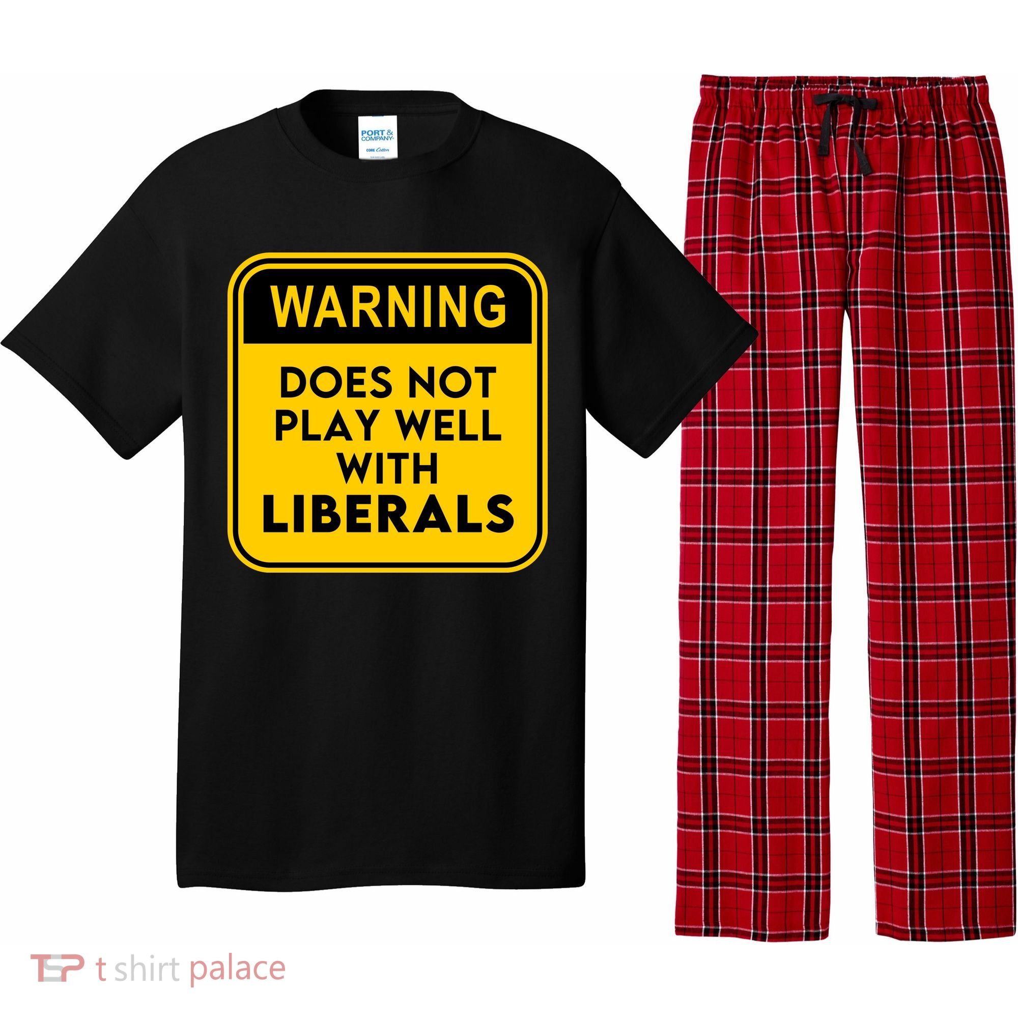 Funny Conservative Anti Liberal Pajama Set