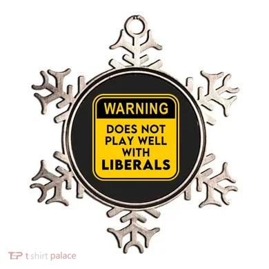 Funny Conservative Anti Liberal Ornament