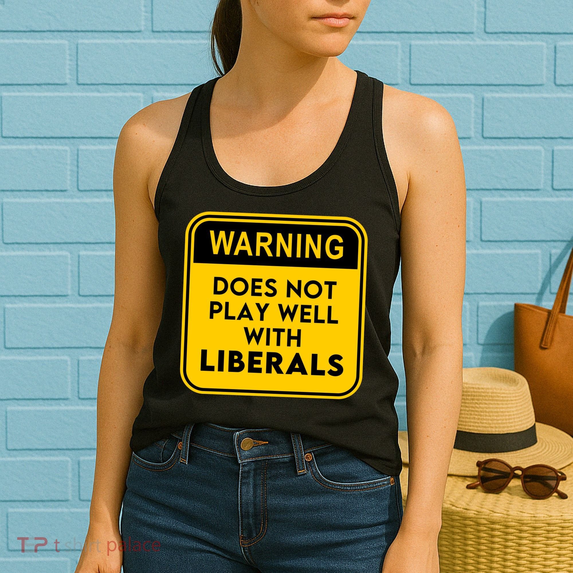 Funny Conservative Anti Liberal Women's Tank Top