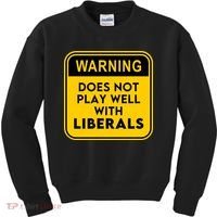 Funny Conservative Anti Liberal Kids Sweatshirt thumb 0