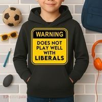 Funny Conservative Anti Liberal Kids Hoodie thumb 2