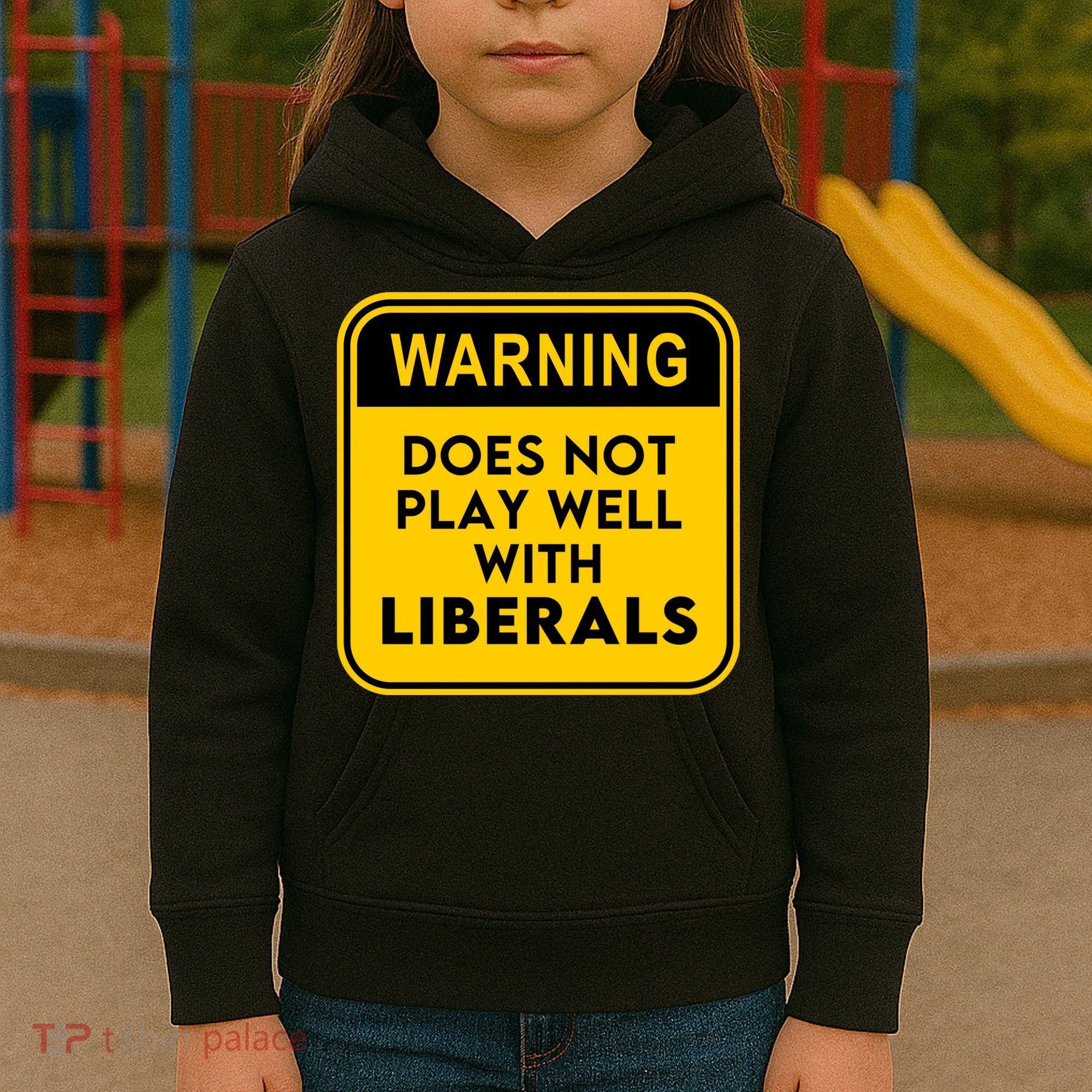Funny Conservative Anti Liberal Kids Hoodie