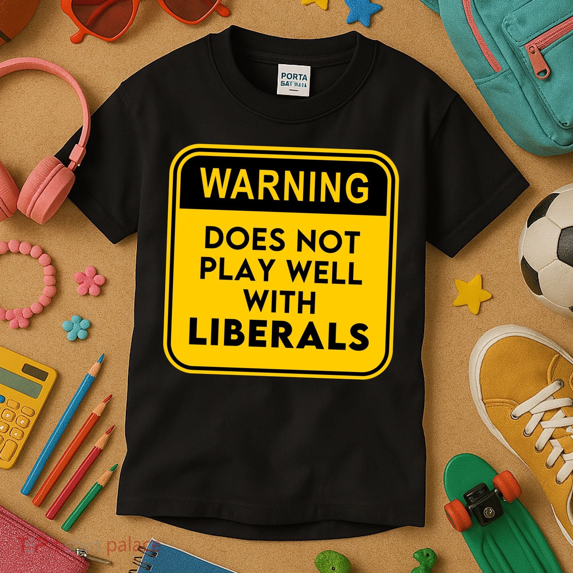 Funny Conservative Anti Liberal Kids T-Shirt