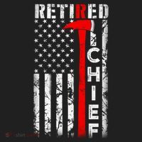 Firefighter Chief American Flag Funny Gift Retired Fire Chief Great Gift Beanie thumb 2